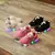 2018 Novos Meninos Meninas Sapatos Casuais Com Flash LED Crianças Respirável Executando Sapatos Sapatos de Desporto Sapatos de Bebê Dos Desenhos Animados Tênis Brilhantes