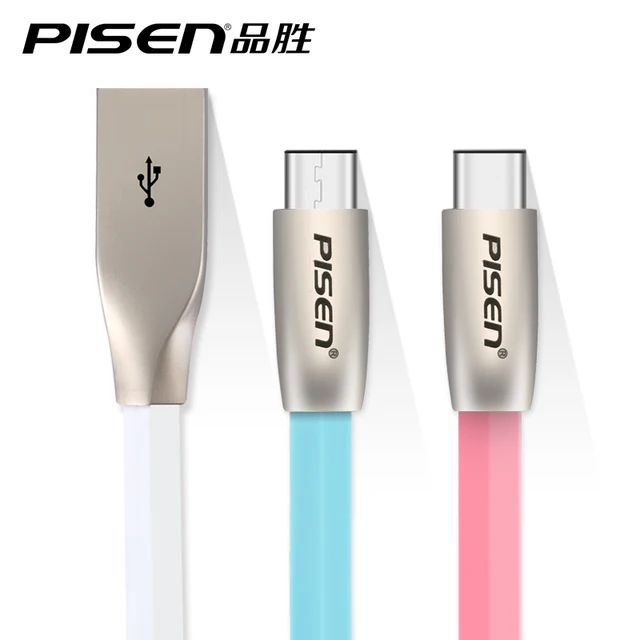 Pisen USB Type C Кабель Цинка Кабель usb типа с Быстрой Зарядки и Синхронизации Данных Мобильных Телефонов Кабели для Google Pixel/Пиксел XL, Nexus