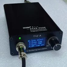 Паяльник BOZAN 220 В 110 В T12-A 90 Вт 700C паяльная станция с регулируемой температурой электрический утюг сварочный инструмент для ремонта