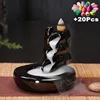 Free 20cones Creative Home Decor Backflow Stick Incense Burner Ceramic Censer Home Decoration Use In Home Teahouse ► Photo 2/6