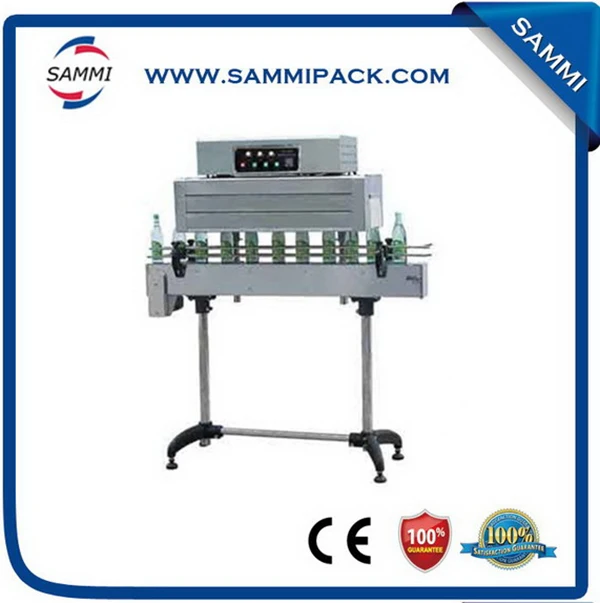 

High quality useful bottle cap shrink wrapping machine, pvc film wrapper