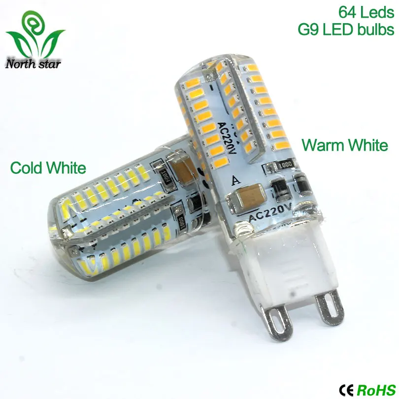 4PCS CE&RoHs LED Lamp G4 G9 COB Lights AC220V DC12V 1505 COB Chandelier