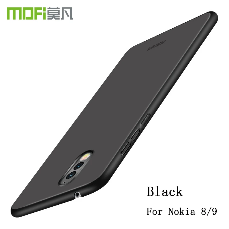 Для Nokia 9 Nokia9 чехол MOFI Жесткий ПК Полный Чехол чехол для Nokia 8 чехол Высококачественный телефонный аппарат оболочка для Nokia 8 5,3''