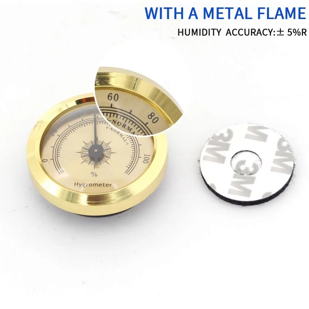 GALINER Professional Cigar Hygrometer Accurate Mini Portable Mechanical