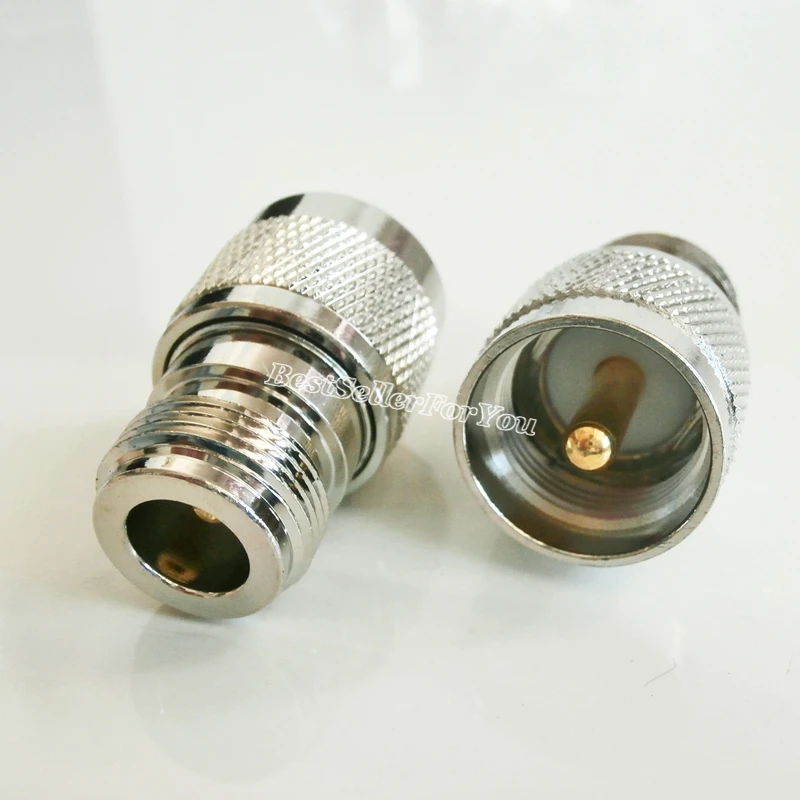 

1Pcs UHF PL259 PL-259 Male Plug to N Type Female Jack RF Connector Adapter