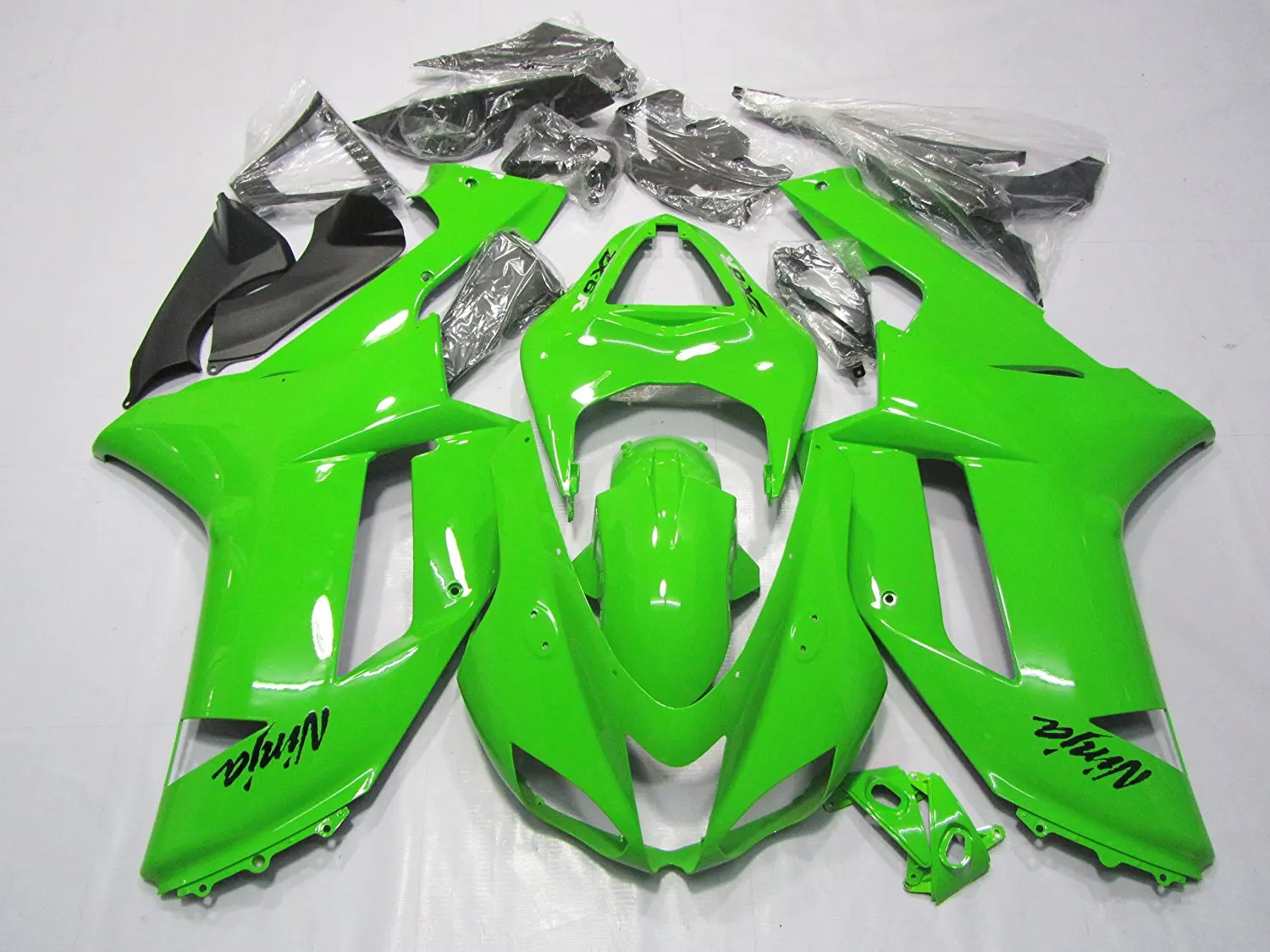 Kawasaki Decals ZXMOTO Unpainted Motorcycle Fairing Kit Fit