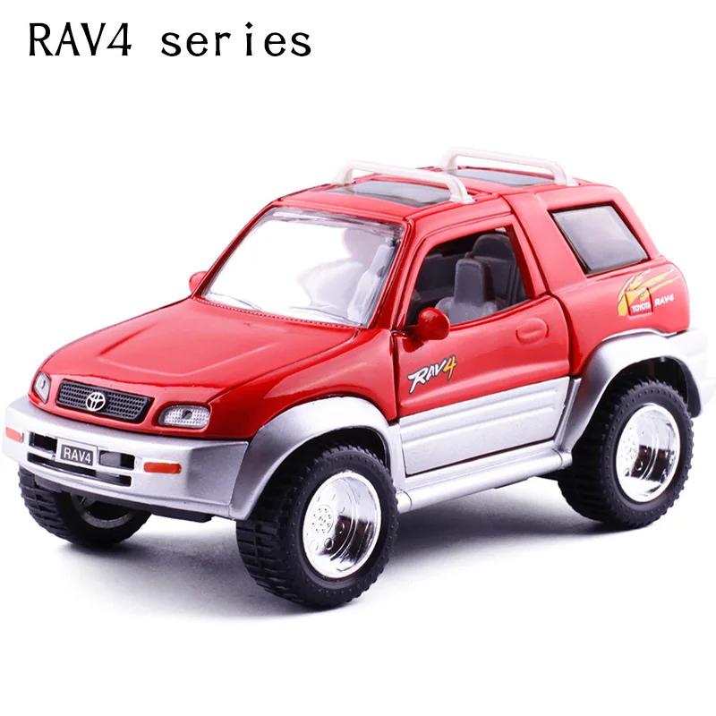 High simulation 124 scale metal Toyota RAV4 series SUV alloy car model