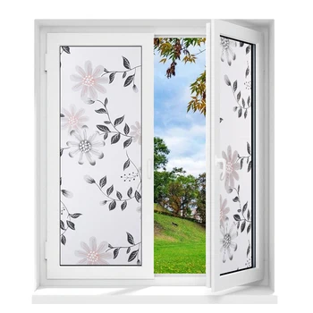 

New 45*100cm Scrub-like louver glass film bathroom company window sticker office transparent opaque sunscreen window sticker