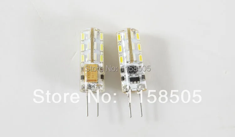 10 шт. G4 24 SMD 3014 чип 3 Вт Светодиодный светильник с кристаллами DC/12 В светодиодный