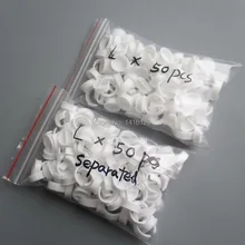 100 шт одноразовое кольцо для пигментов Размер L пластиковый Eyebow/держатель пигментов для губ/чашка/контейнер татуировки аксессуары