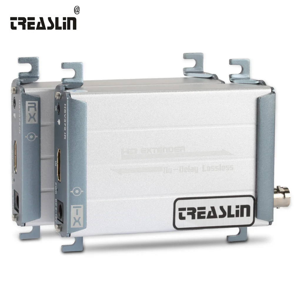 TreasLin HDMI Extender Coaxial Extender over RG59 RG6 Up to 656FT 200M Lossless HDMI Extender with