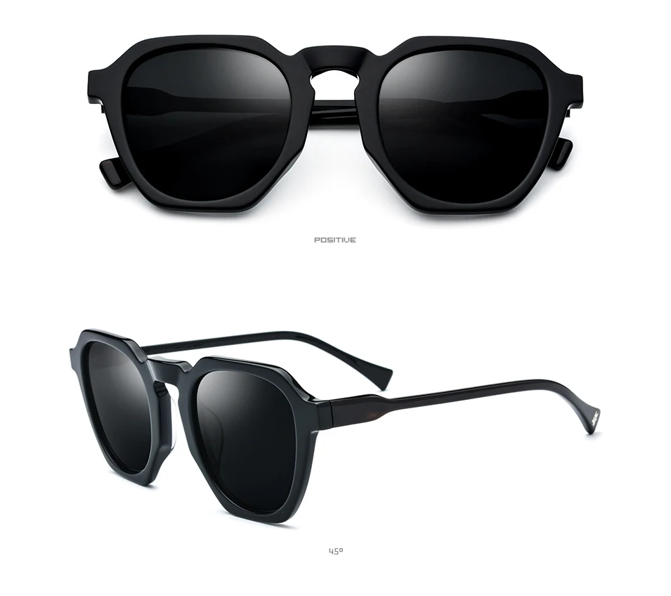 Ацетатные поляризационные женские солнцезащитные очки, новинка, винтажные Ретро Квадратные Солнцезащитные очки для женщин, фирменный дизайн, большие солнцезащитные очки большого размера 9112