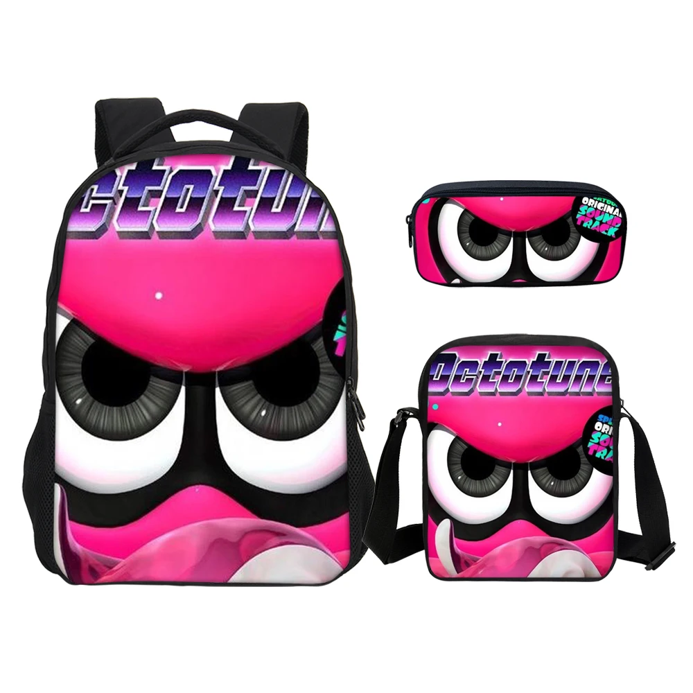 VEEVANV Splatoon 2 подростковый Школьный рюкзак 3 шт. набор 3D печать женские сумки на