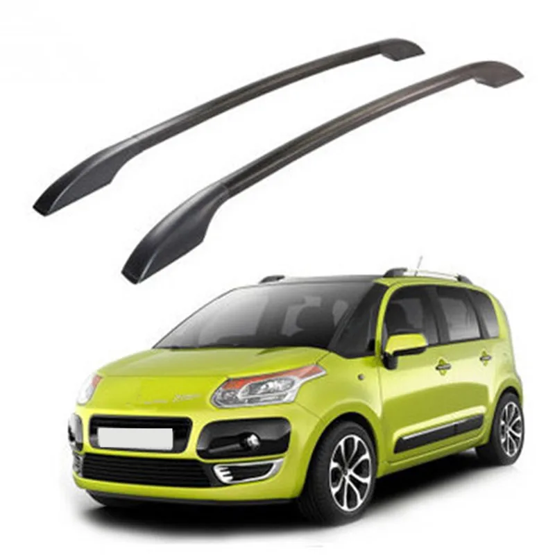 2Pcs/Set Roof Racks Aluminum Roof Rack Boxes Bars Easy Install Without