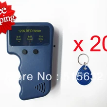 RFID считыватель писатель 125 кГц ID брелок-карточка Дубликатор/копировальная дверная система+ 20 EM4305 брелоков