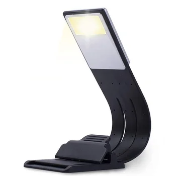 

3000K Warm LED Bookmark Book Reading Lights , Adjustable 4-Level Brightness, Soft Light Eyes, Perfect for Avid Readers, Black