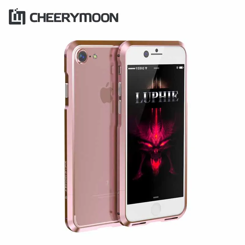 CHEERYMOON авиационный алюминиевый бампер для iPhone7 iPhone 6 6S 5 5S SE 7 Plus чехол призматической формы металлический корпус