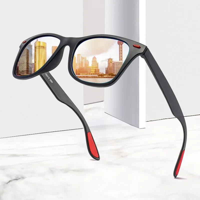 Longkeader классические мужские HD Поляризованные Солнцезащитные очки женские брендовые дизайнерские очки с квадратной оправой Винтажные Унисекс Солнцезащитные очки Gafas De Sol 1052