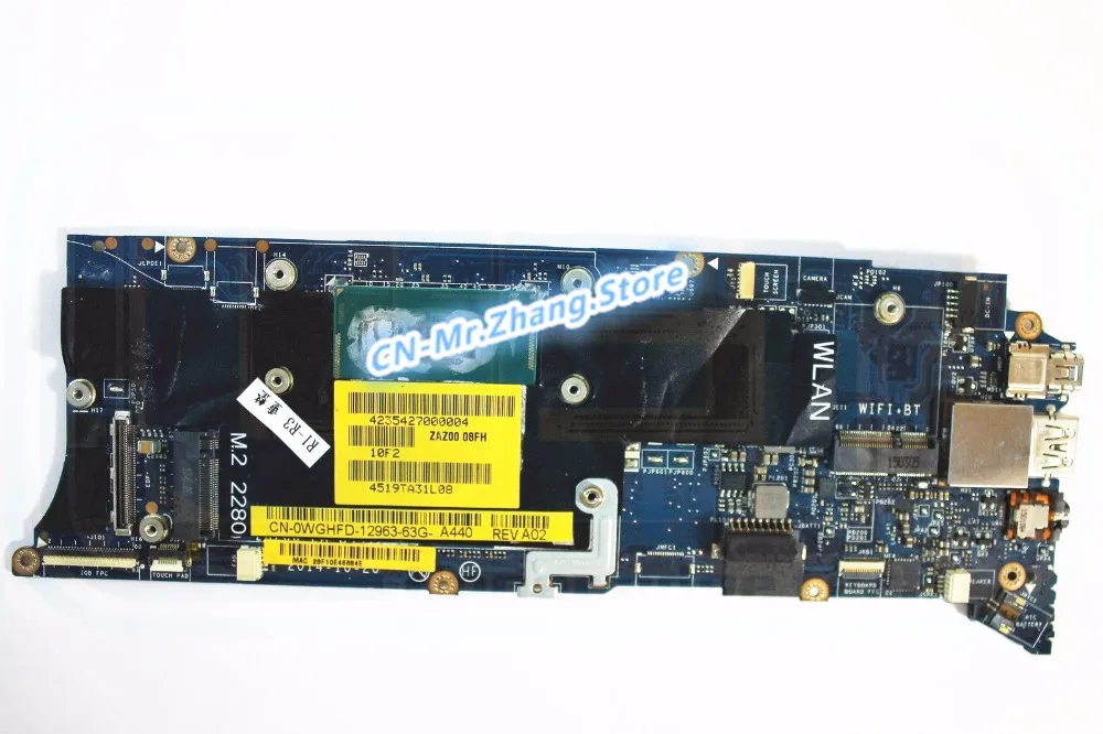 SHELI FOR XPS 13 9343 laptop motherboard ZAZ00 W/ i5-5300U CPU 8GB RAM WGHFD 0WGHFD CN-0WGHFD LA-B441P | Компьютеры и офис