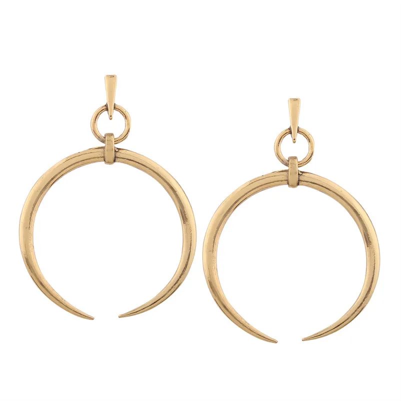 2018 Fashion Top Popular Earrings for earrings Lady Thin Round Big Large Dangle Hoop Loop Earrings Boucle d'oreille Y05#N (10)