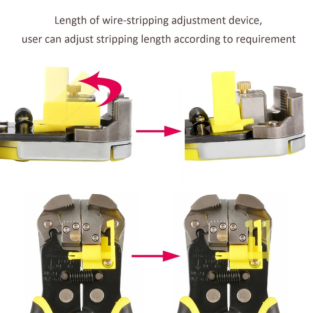 JX1301 инструмент для зачистки проводов резак для кабеля щипцы с храповым механизмом обжимной пресс-плоскогубцы многофункциональный ручной инструмент