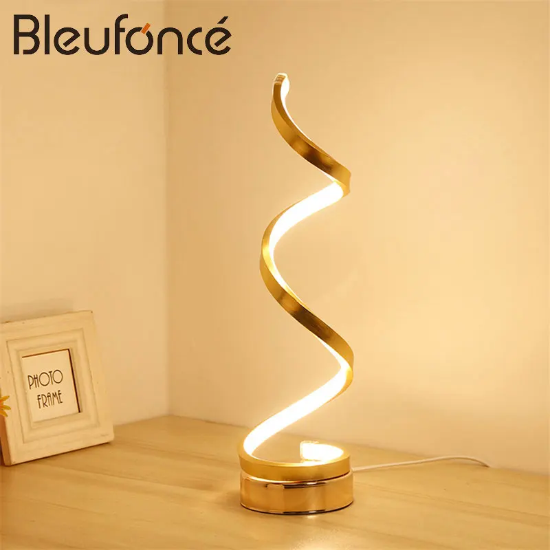 

Night Light Modern Creative Lighting Bedroom Bedside Table Lamp Aluminum Home Decoration Lighting Nordic Style Desk Lamps BL218
