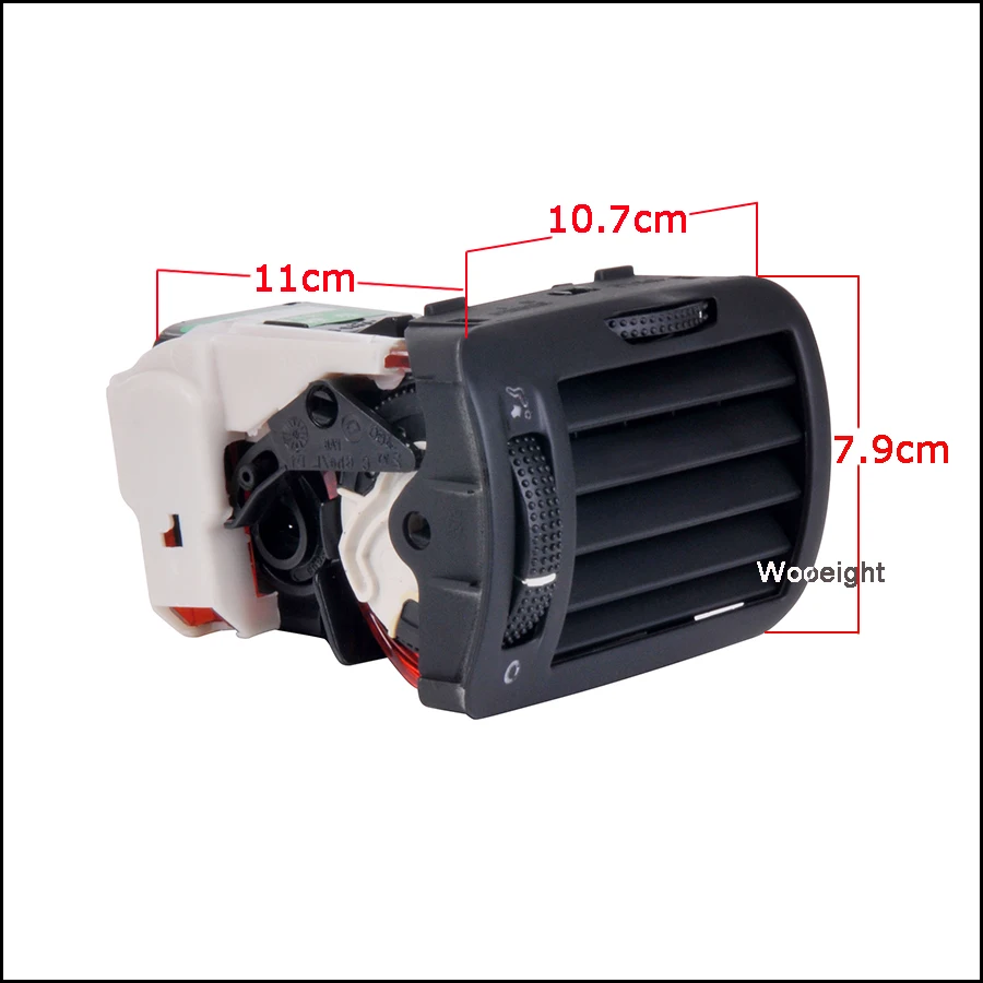 Car Accessories ABS Black Front Left Dashboard Air Vent Outlet Dash AC Heater For VW Passat B5 1997-2005 3B0819703  (2)
