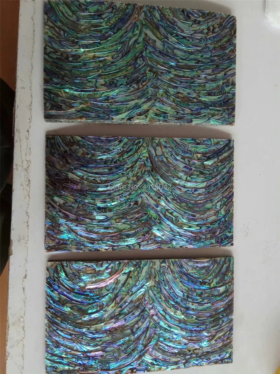 

AAA grade abalone paua shell mother of pearl mosaic laminate for wood and musical instruments inlay decoration 10 pcs/lot
