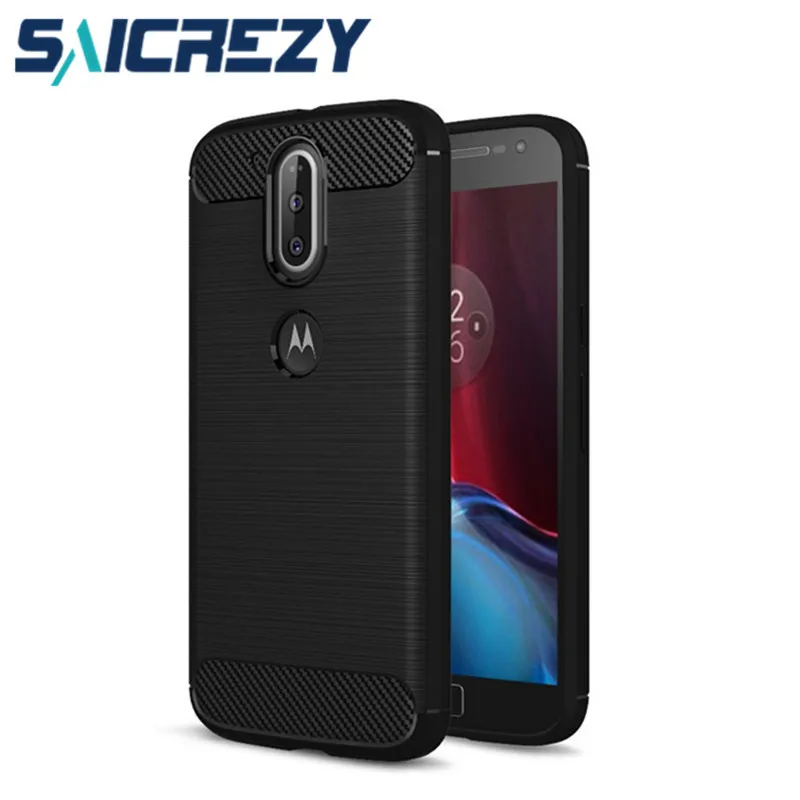 

For moto G4 plus Case Soft Silicon Case for Motorola Moto G4 G3 Capa Carbon Fiber TPU bumper for moto G4 play Case Back Cover