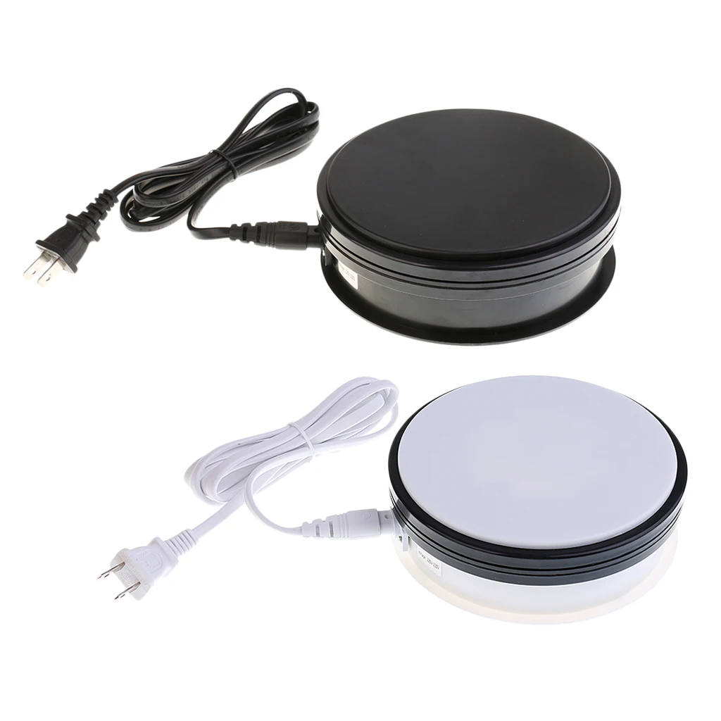 Electricity Powered Rotating Jewellery Ring Watch Display Stand Holder Turntable for Retail