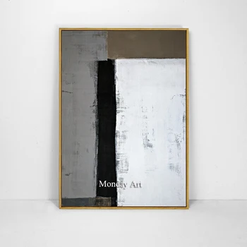 

abstract canvas painting blue color gold thread Home Decor On Canvas Modern Wall Prints art work no frame