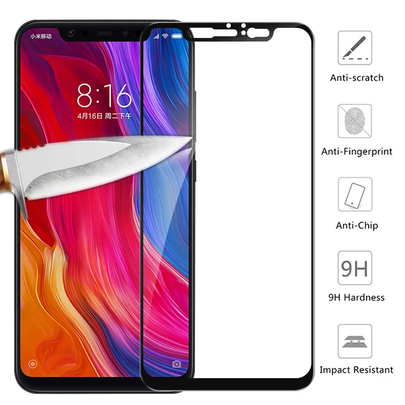 9D полное покрытие закаленное Стекло для Red mi 7 6 6A Примечание 5 7 Pro пленка Стекло для Xiaomi mi 8 Lite 9 9SE 9X 6X 5X A1 A2 защитная пленка