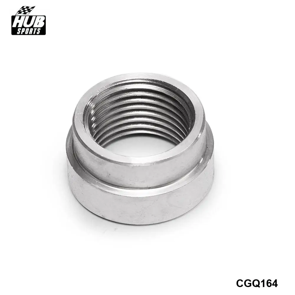 Hubsports - O2 Stainless 304 Exhaust Lambda Oxygen Sensor Boss Nut M18 x 1.5 Decat Bung Bolt HU-CGQ164