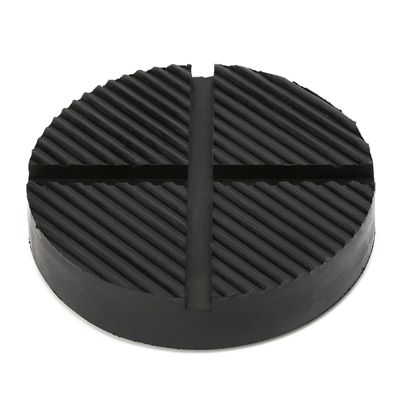  Universal Floor Slotted Car Rubber Jack Pad Frame Protector Guard Adapter Jacking Disk Pad Tool for