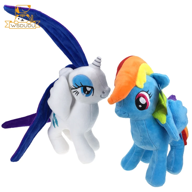

Cute Unicornio Rainbow Dash Rarity Fluttershy Dolls Kawaii Animal Ponytail Cartoon Unicorn Plush Stuffed Toys For Children Gifts