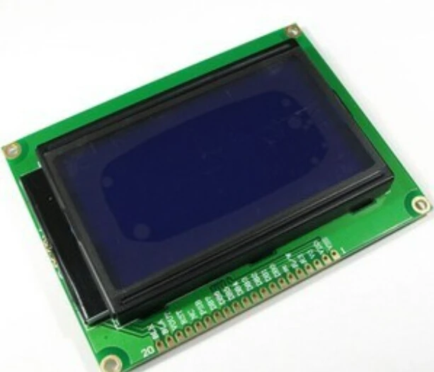 

Blue Screen LCD12864 5V Display With Chinese Word Stock With Backlight 12864-5V ST7920 Parallel Port For arduino