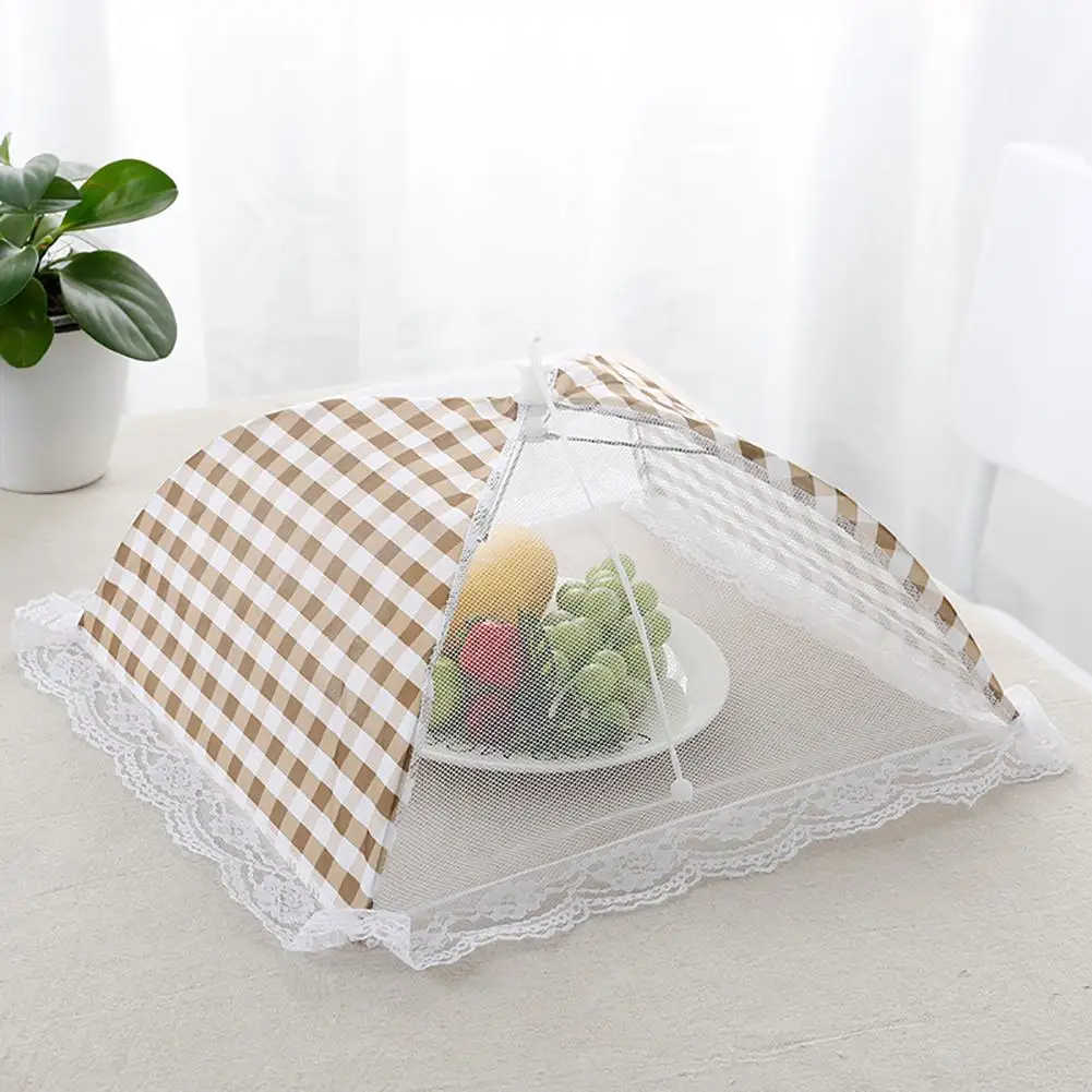 Foldable Table Food Cover Umbrella Style Anti Fly Mosquito Kitchen