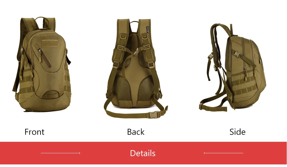 Impermeável ao ar Bolsa do Exército Protetor Mais Militar Mochila Livre Viajar Ciclismo Tático Acampamento Caminhadas Bolsa Durável 20l 6 Mochilas escal.