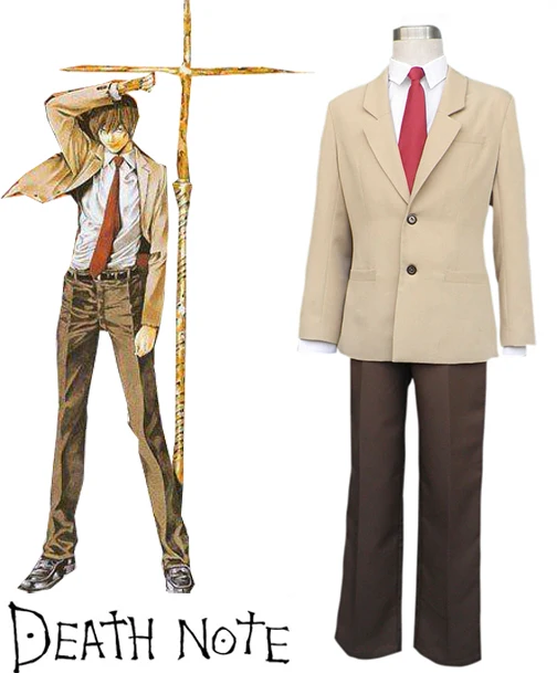 

DEATH NOTE Anime Cos Halloween Yagami Light Killer uniform Cosplay Cartoon Man Woman Cosplay Costume