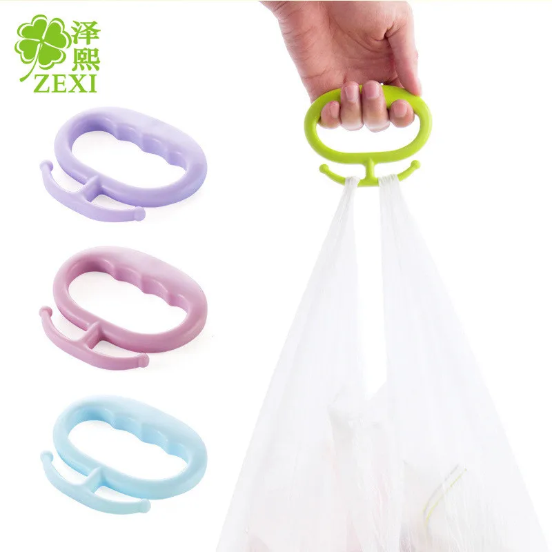 

1Pcs Silicone Bag Carrying Handle Tools Relaxed Carry Shopping Handle Bag Clips Handler Plastic Shopping Bags Random Color