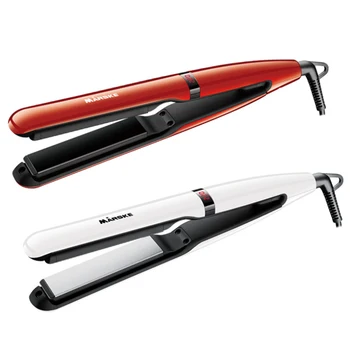 

2-in-1 Hair Straightener Fast Warm-up Curling Iron Portable Travel Tourmaline Ceramic Flat Iron for All Hair Types Hair Styling