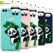 

Case on for Capa Huawei P Smart Fundas Fashion 3D Cartoon Panda Soft TPU Silicon Phone Case Cover for Huawei PSmart Coque