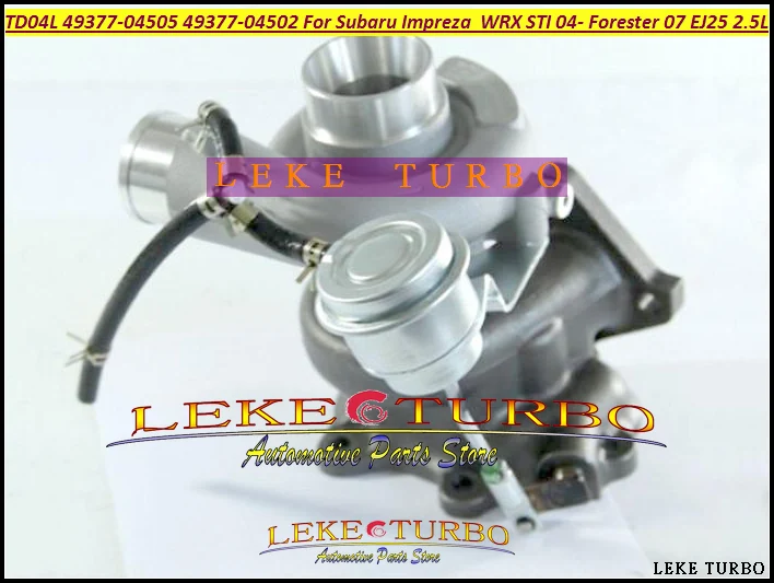 Turbo For SUBARU Impreza  WRX STI 2004-,Forester 2007 2.5T EJ25 2.5L TD04L 49377-04505 49377-04502 49377-04504 14412AA4560 Turbocharger (1)