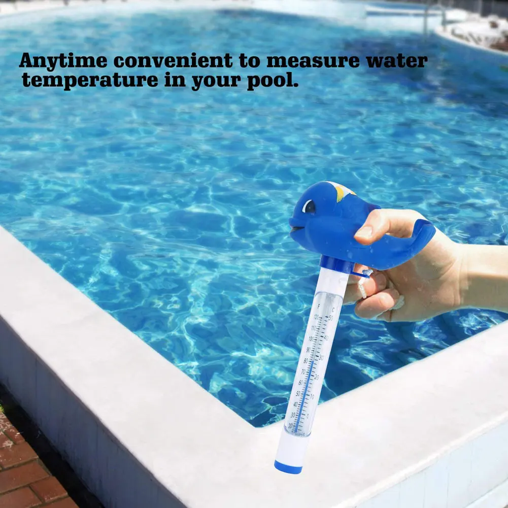 

Pool Spa Jacuzzi Hot Tub Floating Animal Thermometer with F/ C Display for In-ground & Above-ground &T8