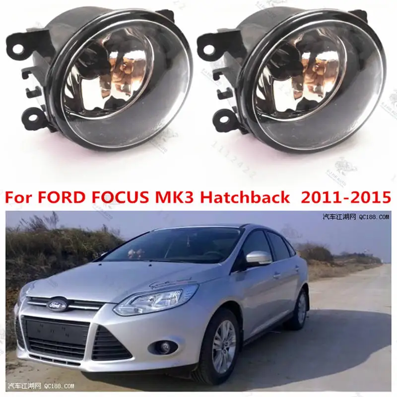 

For FORD FOCUS III Saloon 2010+15 Front bumper light Original Fog Lights lamp Halogen car styling.1SET (Left + right)OEM.1209177