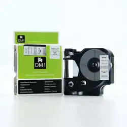 1pk/lot Dymo D1 12 мм этикетка лента DYMO лента черный картридж 45013 на белом для Dymo LabelManager принтера