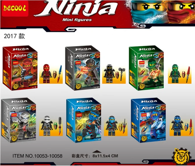 Decool Building Blocks Compatible with Lego DG10053-10058 Models Building Kits Blocks Toys Hobby Hobbies For Chlidren
