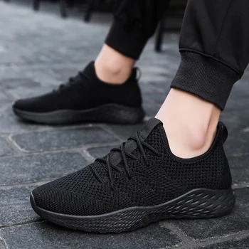 

GUDERIAN Male Shoes Adult Quality Mesh Breathable Men Sneakers Shoes Lace-Up Comfortable Casual Shoes For Men Heren Schoenen