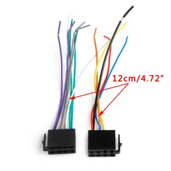 1 пара Универсальный женский ISO жгуты проводки автомобиля радио адаптер разъем провода Plug Kit