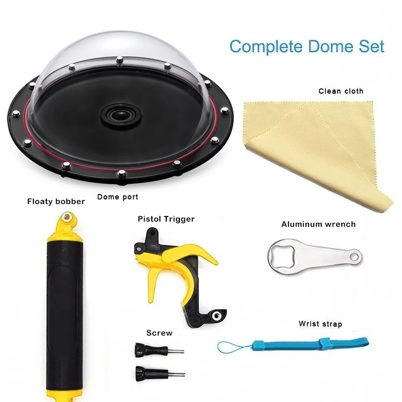 

Sport Camera Diving Shooting Protective Cover Underwater Lens Photography Dome Port For Gopro Hero3/3+/4 ASD88